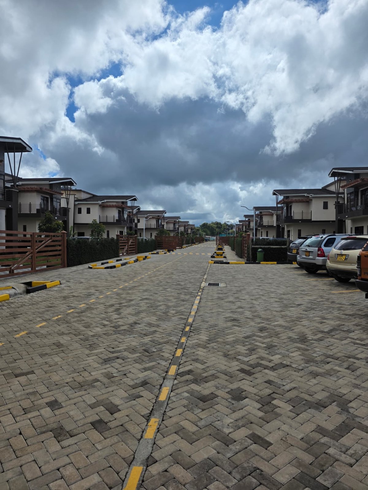 Clouds over the town