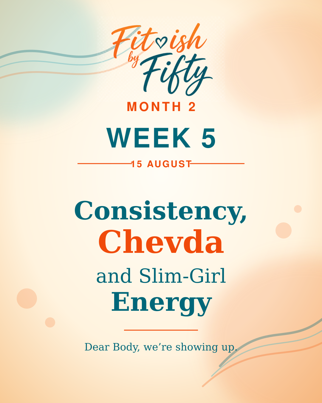 Consistency, Chevda and Slim-Girl Energy cover