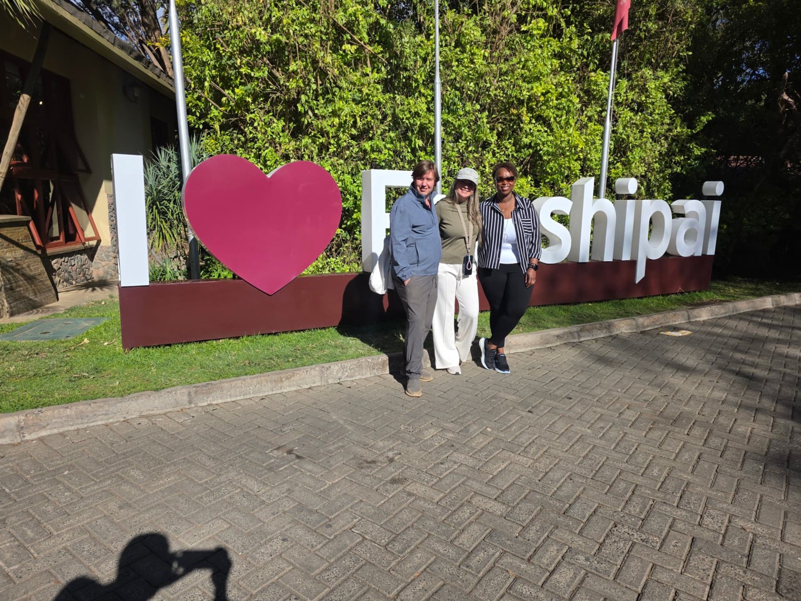 A stop at the Friendship sign