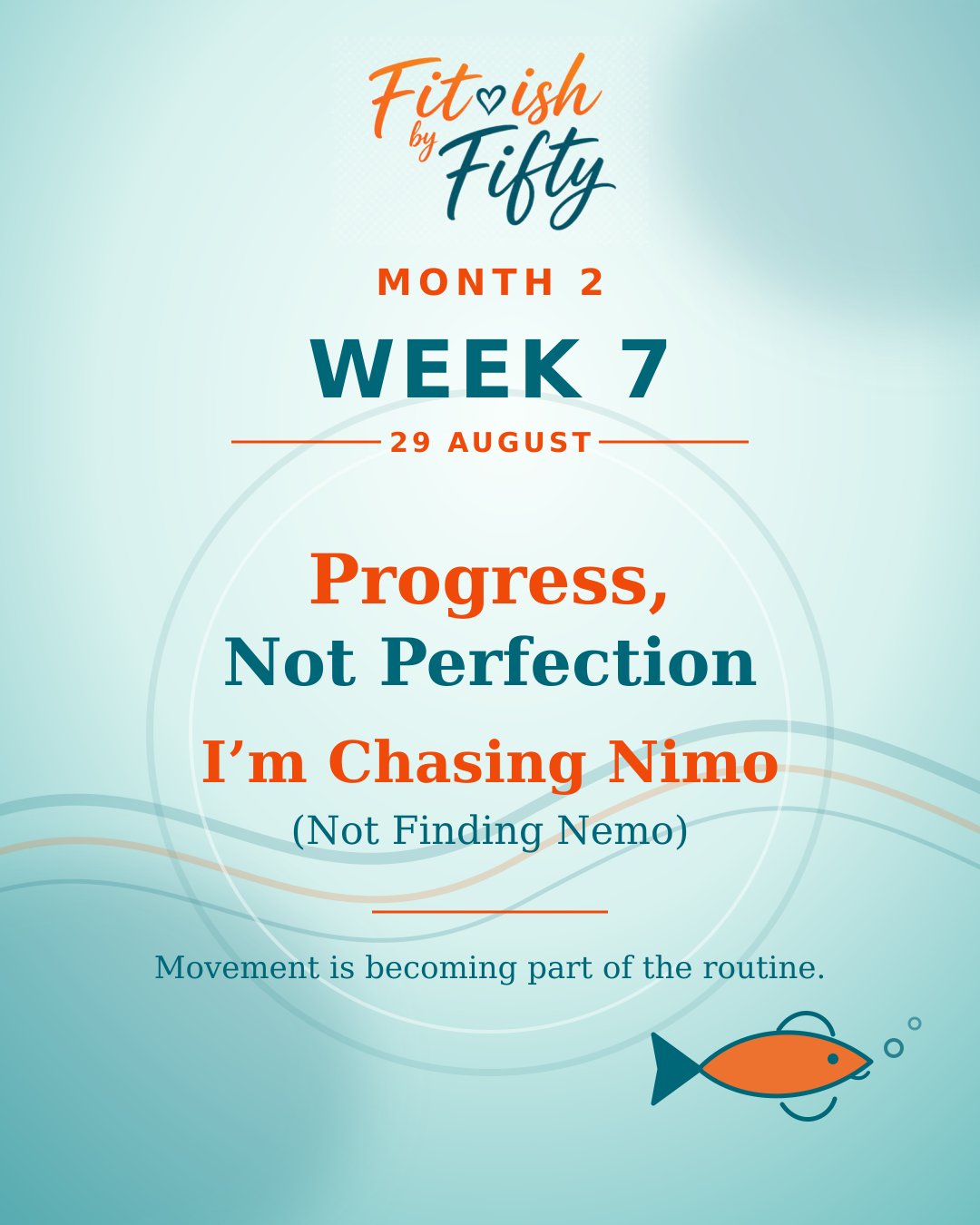 Progress, Not Perfection: I'm Chasing Nimo (Not Finding Nemo) cover